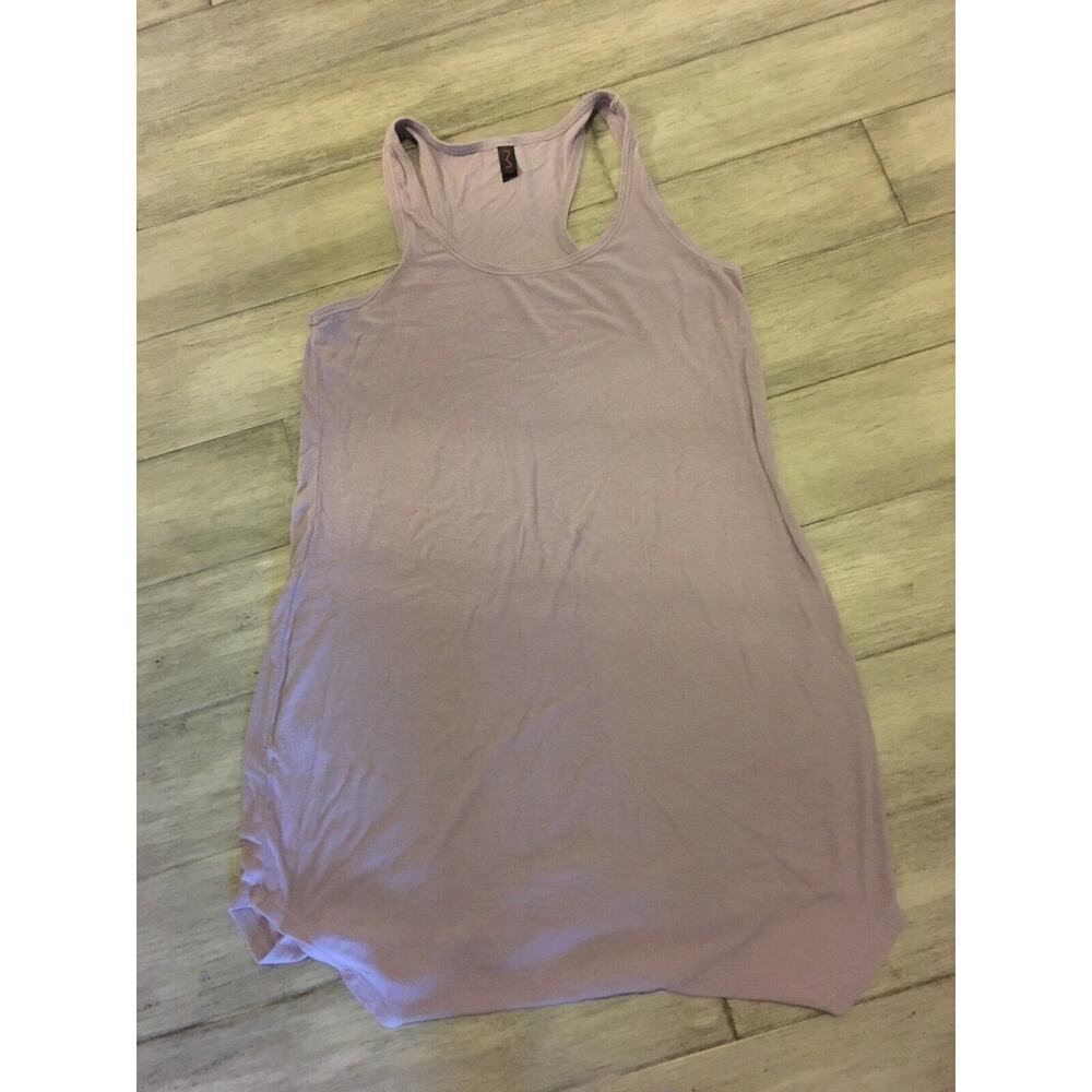 Nordstrom Violet Purple Racer Back Ribbed Chemise Large